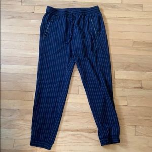 Mango striped trendy pants
